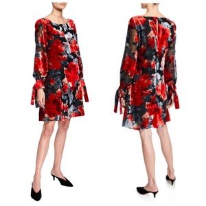 Taylor/Siouni & Zar Corp Floral Sheath Dress